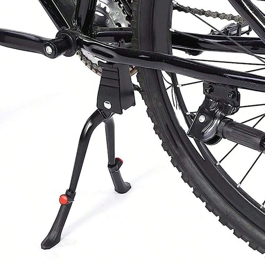 1pc Aluminum Alloy Bicycle Kickstand Double Support Bracket, Mountain Bike Telescopic Frame Outdoor Cycling Maintenance Stand