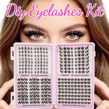4 Sets Mixed-Style False Lashes, Thick Fluffy Natural Curl, Travel-Friendly Waterproof, Role-Playing Gift, 8-14mm Lengths - View 12