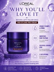 L’Oreal Paris 歐萊雅水光充盈煥顏淡紋霜 15/30ml，抗衰老，高效淡紋緊緻，減少泛紅，絲絨般柔滑質地，易於塗抹，適合所有膚質 - 複顏玻尿酸水光充滿煥顏淡紋霜 - 查看 6