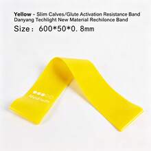 1pc Squat Hip Circle Yoga Ring Resistance Band Fitness Latex Butt Lift Leg Slimming Training Ring Macaron Multi-Color Wide Anti-Slip Non-Curl High Elastic Wear-Resistant Multi-Resistance - Multicolor - View 6