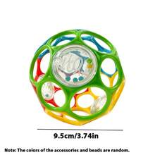 4-Color Handheld Ball - Soft Grasping Ball Rattle With Bell , Designed With A Hollow Structure For Easy Handling, Perfect For Early Development In Infants, Great Holiday Present - Multicolor - View 13