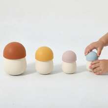 Stacking Nesting Mushroom Toys, Size Recognition Sorting Educational Toy, Early Childhood Fine Motor Skill Training, Toddler Water Play Toy - Multicolor - View 11