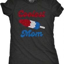 Funny Mom Shirts For Women With Cute Food Coffee And Drinking Jokes Funny Tees For Mothers Day - Black - View 7