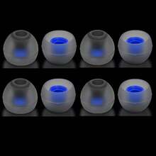 8pcs Universal Silicone Earphone Covers, Pure Silicone Ear Tips, Colorful Silicone Earbuds, In-Ear Headphone Ear Sleeves, Soft & Comfortable, Washable & Easy To Clean (8pcs/Pack) - Multicolor - View 17