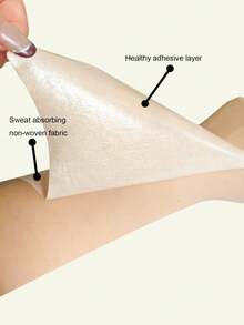 10pcs Unisex Plus Size Triangle Anti-Chafing Disposable Non-Contact Friction Protection Leg Pads And Chest Patches, Anti-Chafing Protection Leg Pads, Made Of Soft Anti-Friction Strips, Unisex, Lightweight And Comfortable Anti-Friction Leg Pads - Multicolor - View 5