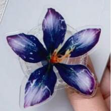 Popular Cross-Border Spring Floral Korean Ins Style Convenient Adhesive Expandable Phone Holder, Acrylic Desktop Decor, Slouchy Gift - Multicolor - View 6