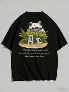 Men T-Shirts - Black-1 - View 2
