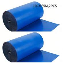 2 Peças Fita Impermeável Industrial, Material PVC, 10cm * 5m, Tira de Vedação para Reparo de Rachaduras em Telhados, Fita Impermeável para Superfícies Metálicas, Adequada para Uso Externo, Contêiner, Telhado - cinza - Visão 2