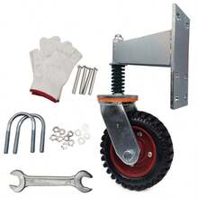8 Inch Heavy Duty Spring Loaded Gate Caster Gate Wheel For Metal Gates Wooden Gates - 8" - View 9