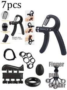 Wrist Strength Training Kit, Combines Wrist And Finger Strength Training - Black - View 1