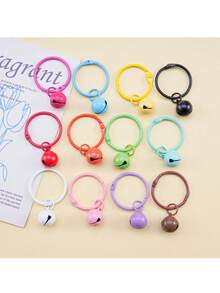 20Pcs Colorful Pentagram Bell Charms, Mini Star Bell Pendants For DIY Keychain, Bag Backpack Earphone Case Jewelry Making Supplies - Small Bell Keychain - View 6