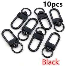 10 piezas de ganchos con cierre de langosta a presión para llaveros DIY, accesorios y suministros para hacer joyas - 33x13mm - Ver 16