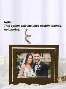 Marco de fotos de escritorio personalizado con foto, pantalla de desplazamiento, decoración de escritorio con foto personalizada, adecuado para el hogar y la oficina, caja de recuerdos de fotos giratoria, regalo de aniversario, Día de San Valentín, cumpleaños, graduación, soporte de exhibición de fotos - Multicolor - Ver 9