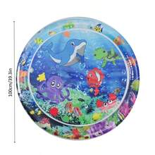 Children's Inflatable Water Park Mat, Supports Physical And Sensory Development, Colorful Underwater Scene, Comes With Floating Toys (Random Style) - Multicolor - View 31