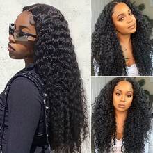 BINF Deep Wave Bundles Human Hair Unprocessed Virgin Human Quick Weave Hair Full And Thick Virgin Hair Extensions Natural Color Bundles Double Weft - Natural Black - View 7