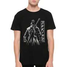 Camiseta Sekiro Shadows Die Twice / 100% Algodón / Tallas para Hombre y Mujer (yw-351) - Negro - Ver 1