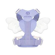 天使之翼狗狗胸背帶 透氣網布 H 型可調節 D 型環牽繩扣環，狗狗胸背帶寵物胸背帶，萬聖節聖誕節狗狗胸背帶 - 彩色 - 查看 23