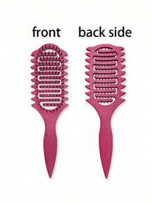 1pc Newly Upgraded Curling Comb, Hollow Design, Special Comb Teeth And Structure, Suitable For All Hair Types, Reduces Hair Loss, Pulling And Split Ends, Unisex, Easily Create Curly Hairstyles, Suitable For Hair Salons - Multicolor - View 10