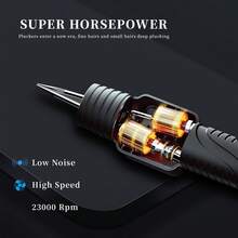 HYUNDAI 手持式電動快速拔毛器，便攜防水充電式羽毛去除器，高效去除針毛，適用於鴨、鵝及鳥類 - 黑色type2 - 查看 3