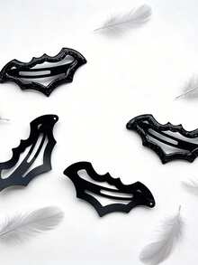 Kawaii Bat Women's Hairpin, Sweet And Cool Girl Style, Suitable For Women's Hair Accessories For Parties And Photos For Halloween & Everyday Wear - Multicolor - View 8
