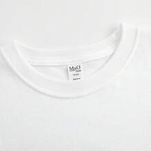Camiseta impresa para hombres y mujeres - Blanco - Ver 4