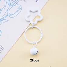 20Pcs Colorful Pentagram Bell Charms, Mini Star Bell Pendants For DIY Keychain, Bag Backpack Earphone Case Jewelry Making Supplies - Small Bell Keychain - View 22