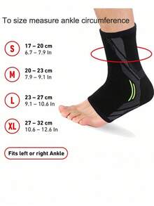 1 pieza Mangas de compresión para soporte de tobillo para hombres y mujeres, protector de tobillo para deporte diario, entrenamiento, levantamiento de pesas, fitness, ciclismo, yoga, pilates, camping, senderismo, caminata, baloncesto, béisbol, tobillera, accesorios de gimnasio - Multicolor - Ver 5