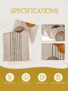 1pc Vintage Style Table Runner, Modern Living Room Dining Tablecloth Mat, Minimalist Rectangular Tablecloth, Dry Cleanable, Machine Washable, Suitable For Kitchen Dining Table, Party, Wedding Decoration, Linen Faux Antique, Suitable For Entryway, Family Gathering, Coffee Table, Living Room - Multicolor - View 6