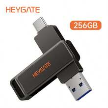 HEYGATE USB 3.2 Type-C Dual Interface Flash Drive 32GB-256GB, 360-Degree Rotating Design, Space-Saving And Portable, High-Performance Stable Transfer, Suitable For Daily Office And Study File Storage Needs - View 12