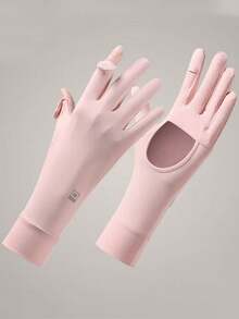 1 par de guantes de seda de hielo de verano con protección solar - Protector solar M-label - Ver 10
