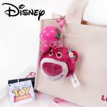 1pc Authentic Disney Hugging Dragon Plush Doll Keychain Backpack Charm Cute Cartoon Character Bag Pendant Doll Holiday Gift - Multicolor - View 7