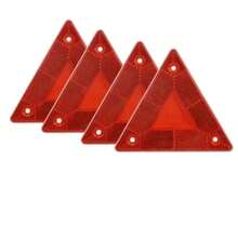 Triangular Reflective Warning Sign, Red Parking Warning Sign, Rear Reflective Truck Plate - A - View 8