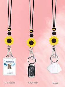 Paracord Keychain (Unisex), Men's Keychain (For ID Cards), Daisy Chain Keychain,Rope Keychain Lanyard, Ideal For Camping,Hiking,Fishing,Cycling,Travel - 2740 - View 7