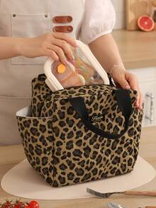 Large Capacity Insulated Lunch Bag, 9.5L Portable Cute Bento Bag, Dual Pocket Design, Heart-Shaped Quilted Bow Print, Waterproof Insulated Lunch Box Bag, Suitable For Women, Students, Teachers, Office Workers, Picnic, Work, Office, Travel, Camping, Back To School Essential Cooler Bag - Multicolor - View 9