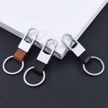 1/3 قطع حامل مفاتيح إبداعي متعدد الألوان DIY للرجال، هدية عطلة، هدية عيد ميلاد - A - مشاهدة 3
