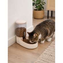 Automatic Pet Feeder For Dogs And Cats, Dog Bowls, Cat Bowls, Food Bowls, And Food Storage Containers. - 3.8L Pink - View 1