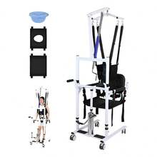 Silla de Transferencia Para Adultos Mayores, Grua Para Levantar Enfermos, Silla Para Baño Adulto Mayor, Portatil Silla de Ruedas Para Aadultos, Versión Actualizada - Respaldo Suave - Negro - Ver 1