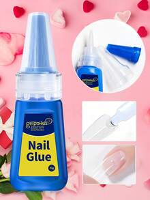 20g Super Strong Nail Glue For Acrylic Nails,Nail Tips, Press On Nails,Fake Nails, Salon Quality Brush On Nail Glue Easy Application Long-Lasting False Nail Glue - 20g - 查看 8
