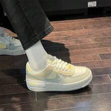 Nike AF1 SHADOW Air Force 1 女款低筒休閒運動鞋 - 白色/多色 - 查看 4