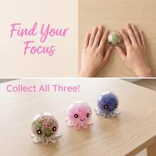3pcs / 6pcs Mainan Squishy Fokus Gurita | Tentakel Lucu & Gaya Koleksi | Lembut dan Lambat Mengembalikan Bentuk, Temukan Fokus Anda, Kumpulkan Ketiganya | Mainan Gelisah Meja untuk Pelajar, Pekerja Kantoran & Pencari Konsentrasi - MultiWarna - View 1