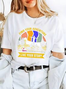 190g Gildan Cotton T-Shirt-YTC001 - White - View 1