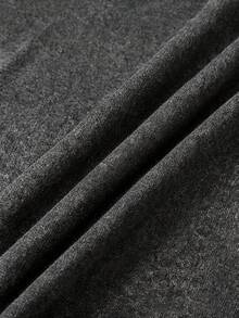 Imprimé 'Sweet Life', T-shirt ajusté d'été pour hommes, vacances, voyage, plage, rassemblement quotidien - Gris foncé - Voir 7