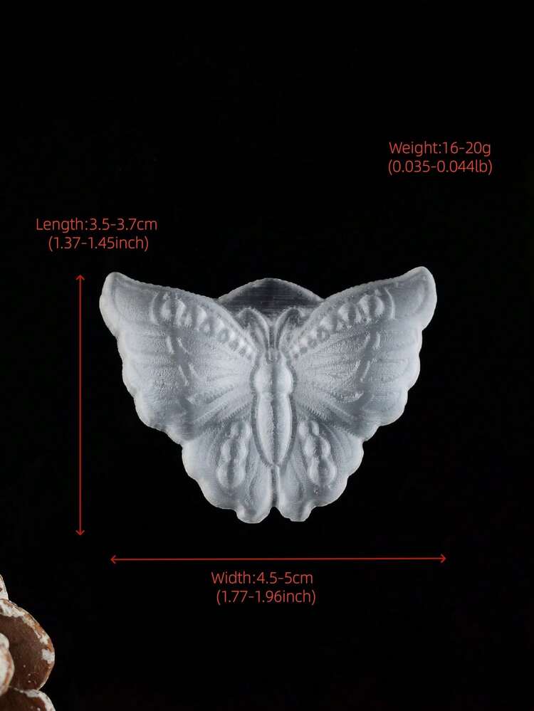Natural Crystal Selenite Gypsum Butterfly Decorative Ornament Translucent Gypsum Butterfly - Selenite butterfly - View 15