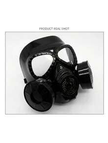 1pc Full Face Gas Mask Tactical Helmet Headgear For CS Field Combat Equipment Seal Team Military Fan Gear - Multicolor - View 2
