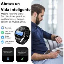 Watch4 Pro Smartwatch With Bluetooth Calls, Heart Rate Monitor, Health Tracking, Notifications, And Water Resistance - Black - View 7
