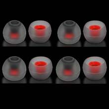 8pcs Universal Silicone Earphone Covers, Pure Silicone Ear Tips, Colorful Silicone Earbuds, In-Ear Headphone Ear Sleeves, Soft & Comfortable, Washable & Easy To Clean (8pcs/Pack) - Multicolor - View 22