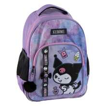 Hello Kitty Cerdá 女童中號書包 - 42 厘米，100% 滌綸，雙隔層帶側袋，紫色帶絨球設計，是上學和返校的理想之選 - 選項 3 - 查看 2