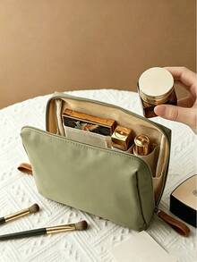 Enjoy The Summer Vibe With Watermelon Print Storage Bag! This Portable Zipper Makeup Bag Comes In 3 Colors, Perfect For Beach Trips, Beauty Enthusiasts, And Those Seeking Short-Term Vacations. - Multicolor - View 11