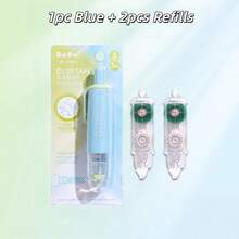 1/4pcs Double-Sided Tape Dopamine Colors Glue Tapes, Retractable Adhesive Rotating Tip, Refillable & Erasable, Easy To Use, Clean, Hygienic, Suitable For Scrapbooking, DIY Crafts, Making Cards, Pasting Pictures, Student Back To School Gift - Glue Tape - View 18