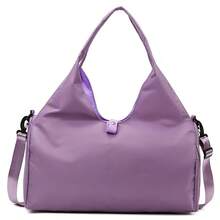 Bolsa de gran capacidad para mujer para gimnasio & viajes con compartimento para zapatos, bolsa deportiva ligera, cierre con cremallera, bolsa para yoga & entrenamiento de fitness, adecuada para gimnasio, correr y uso diario - Multicolor - Ver 14